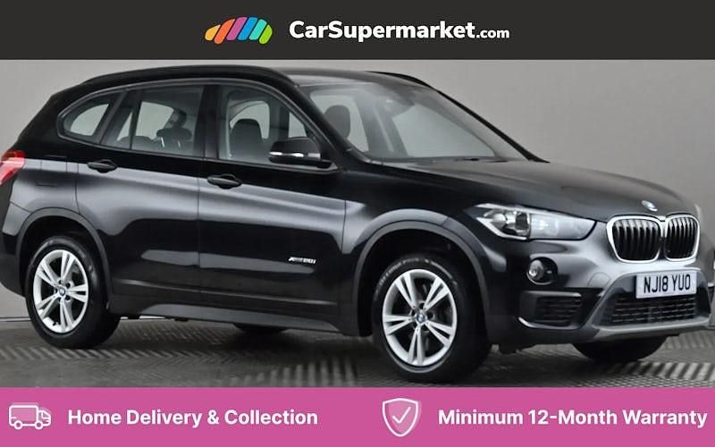 Black Used 2018 BMW X1 SUV | £14,347 (Fair price) - Image 1/4