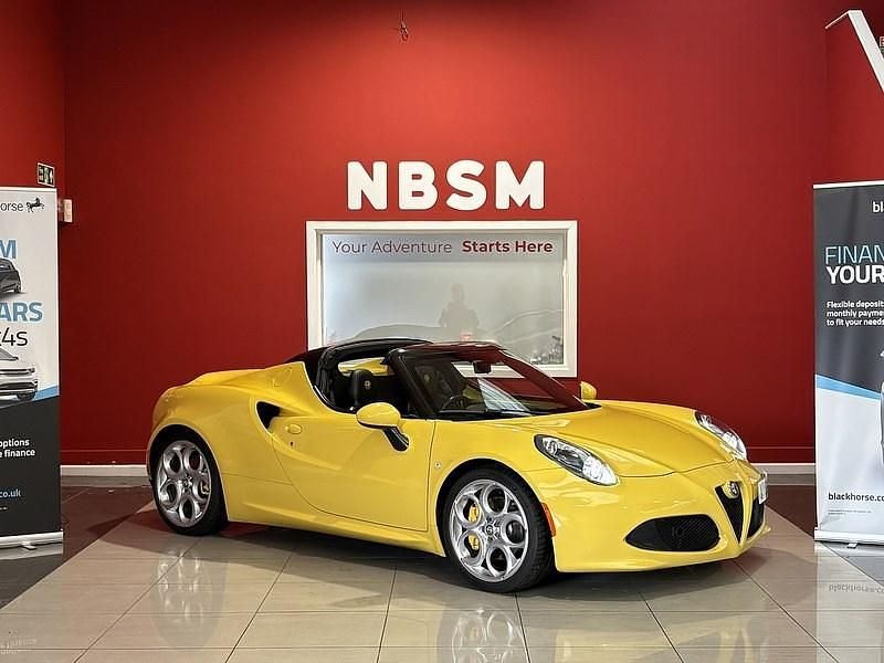 Used Alfa Romeo 4C 2016 Yellow Cabriolet
