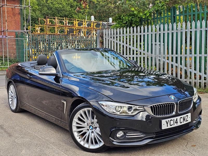 Black Used 2014 BMW 420 Luxury Line Cabriolet | £11,795 (Fair price) - Image 1/4