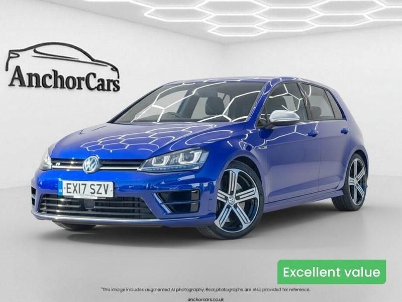 Used VW Golf VII R 310 HP (228 kW) 2017 Blue Hatchback