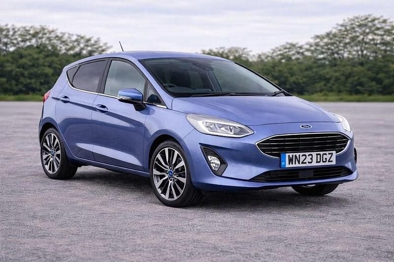 Usado Ford Fiesta Titanium X 100 HP (73 kW) 2023 Azul Citadino