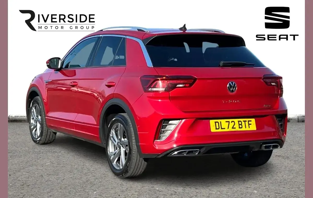 Used VW T-Roc R-line 190 HP (139 kW) 2023 Kings red premium SUV