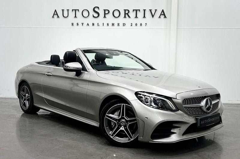 Silver Used 2018 Mercedes C220 AMG Line Premium Cabriolet | £16,490 (Super price) - Image 1/1