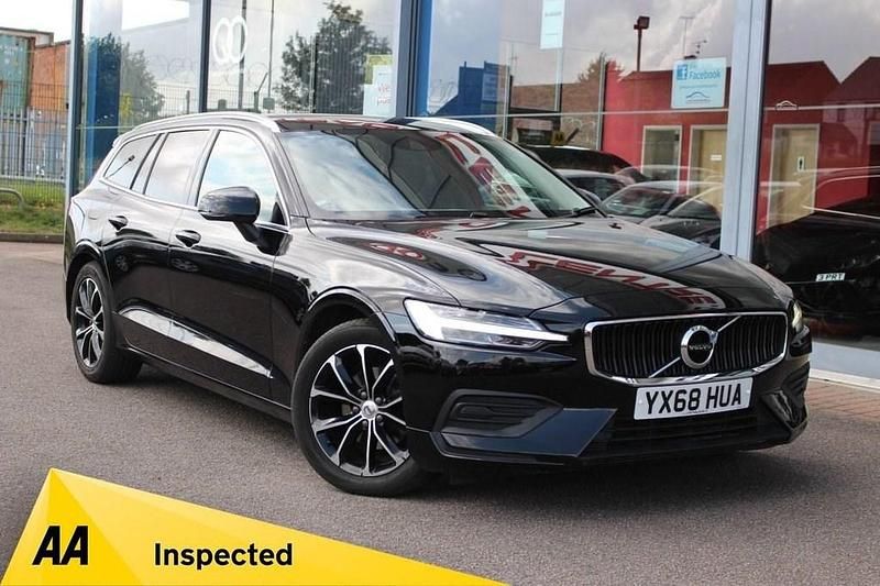 Black Used 2018 Volvo V60 Momentum Estate | £17,495 (Fair price) - Image 1/4