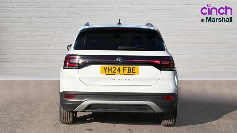 Used VW T-Cross SEL 110 HP (80 kW) 2024 White SUV