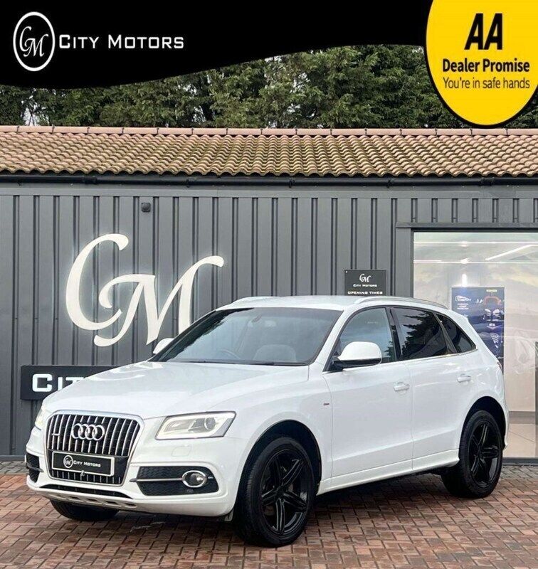 White Used 2016 Audi Q5 S-line plus SUV | £15,490 (Fair price) - Image 1/4