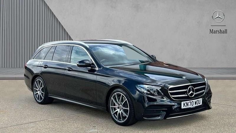 Black Used 2020 Mercedes E220 AMG line Estate | £24,830 (Fair price) - Image 1/4