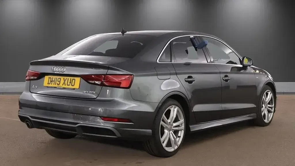 Used Audi A3 S-Line 116 HP (85 kW) 2019 Grey Sedan