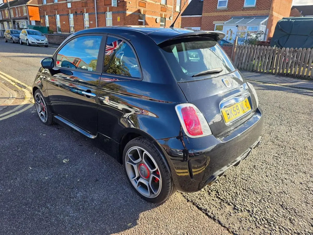 Used Abarth 500 135 HP (99 kW) 2009 Black Hatchback