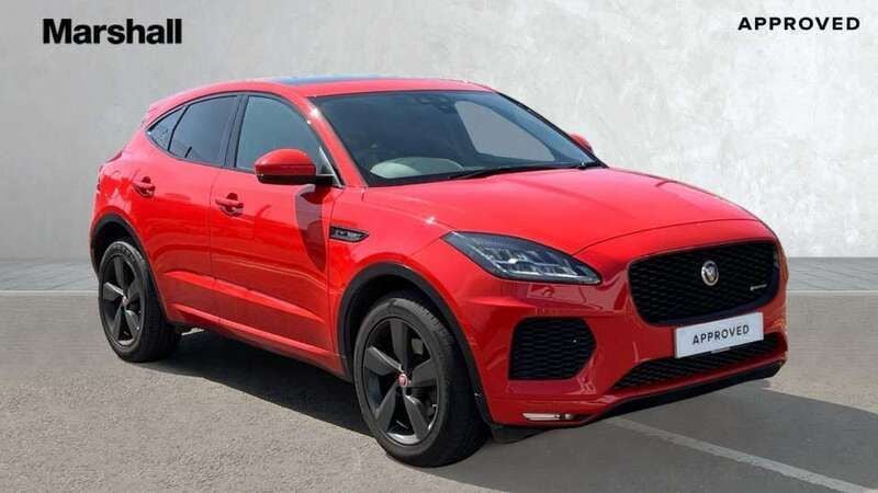 Red Used 2019 Jaguar E-Pace Chequered Flag SUV | £17,513 (Good price) - Image 1/4