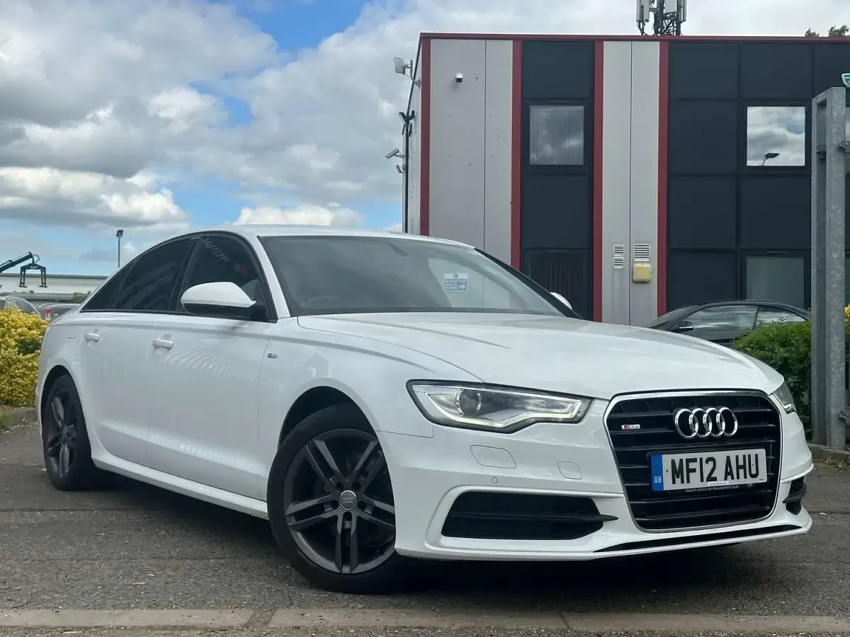 Used Audi A6 S-Line 177 HP (130 kW) 2012 White Sedan