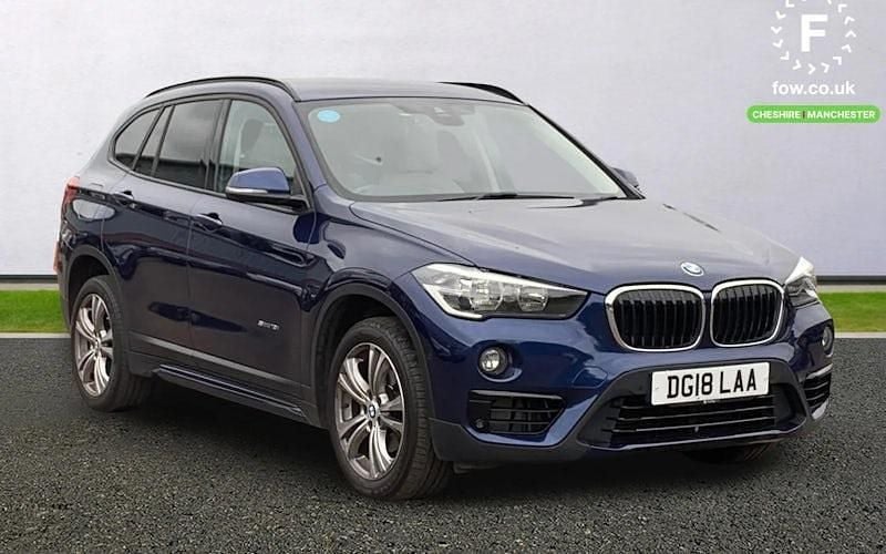Used BMW X1 Sport Line 140 HP (102 kW) 2018 Blue SUV