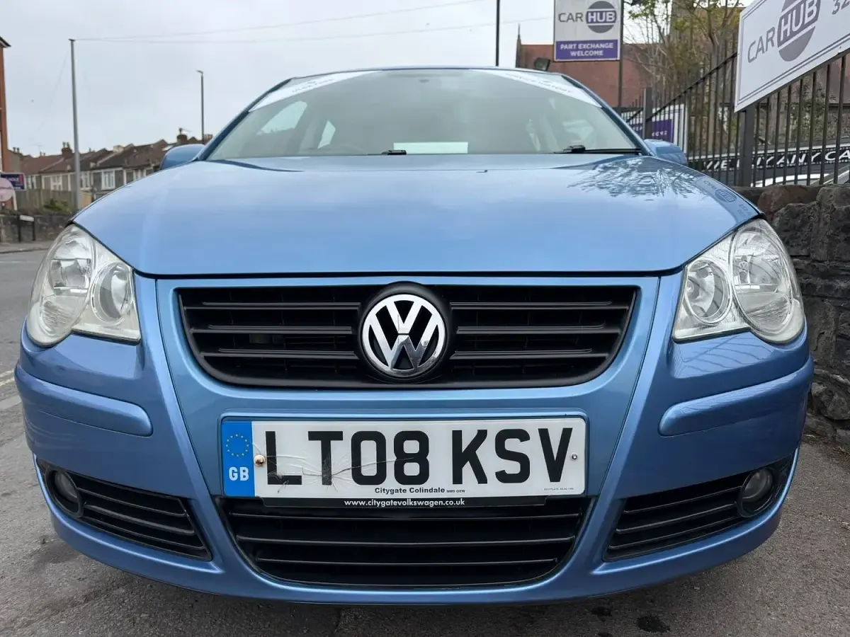 Used VW Polo Match 70 HP (51 kW) 2008 Blue Hatchback