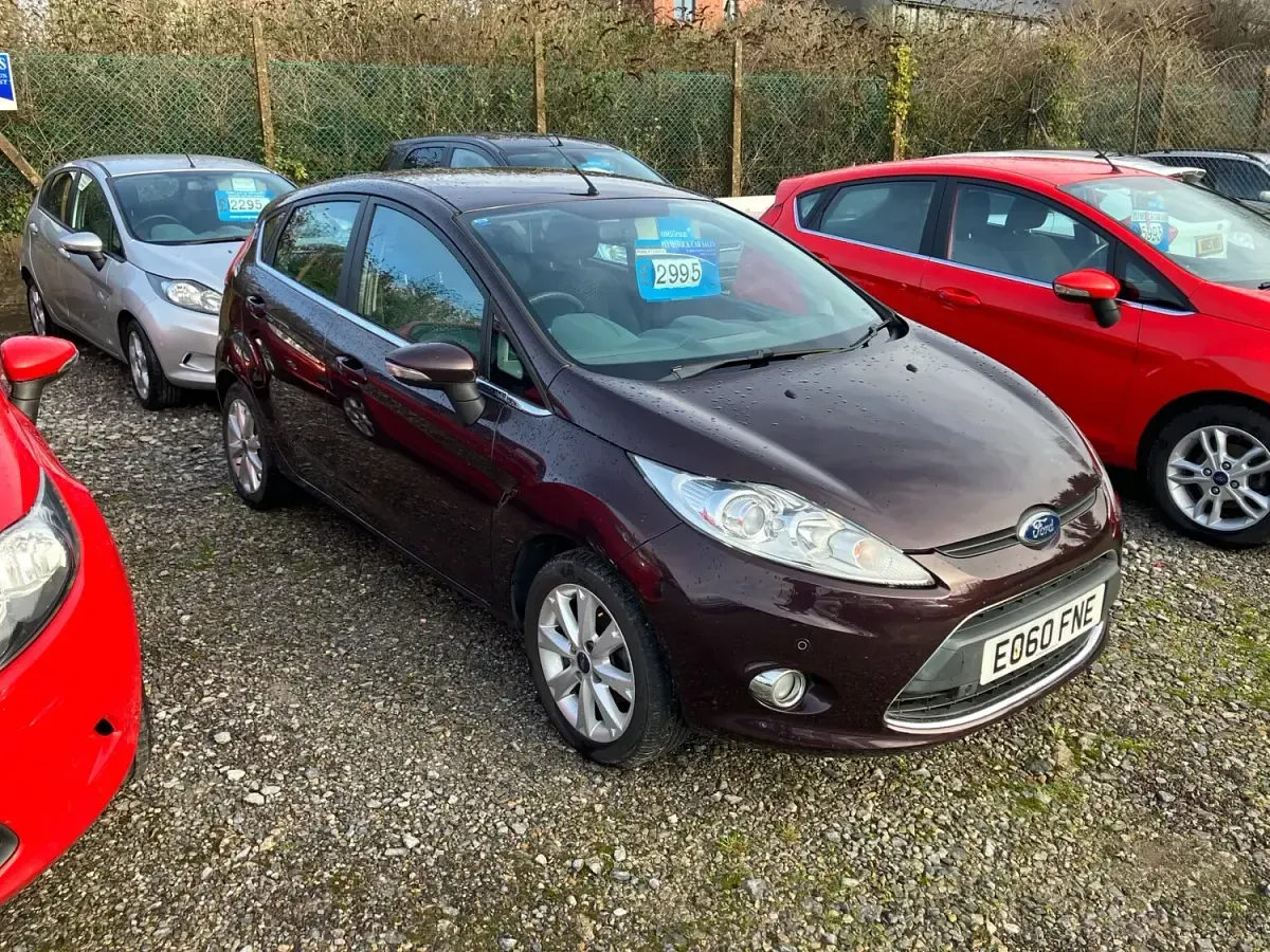 Used Ford Fiesta Zetec 96 HP (70 kW) 2010 Red Hatchback