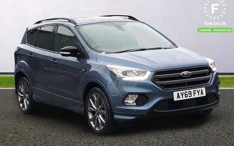 Blue Used 2019 Ford Kuga ST-Line SUV | £14,699 (Fair price) - Image 1/3