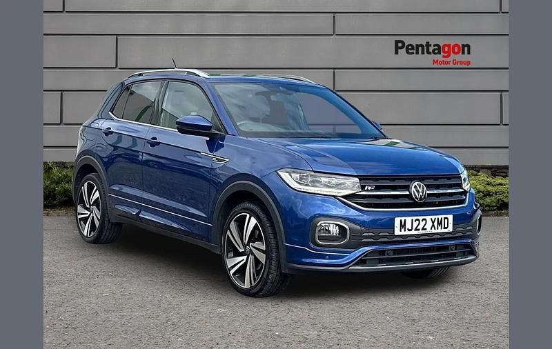 Used VW T-Cross R-line 108 HP (79 kW) 2022 Blue SUV