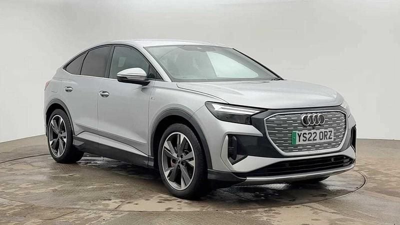 Used Audi Q4 Sportback e-tron S-Line 150 kW (204 HP) 2022 Silver SUV