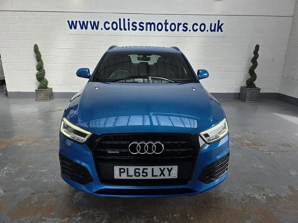 Usado Audi Q3 S-line plus 184 HP (135 kW) 2016 Azul SUV