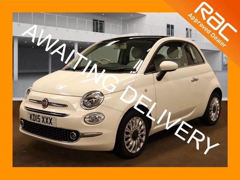 White Used 2018 Fiat 500 Lounge Hatchback | £7,095 (Fair price) - Image 1/3