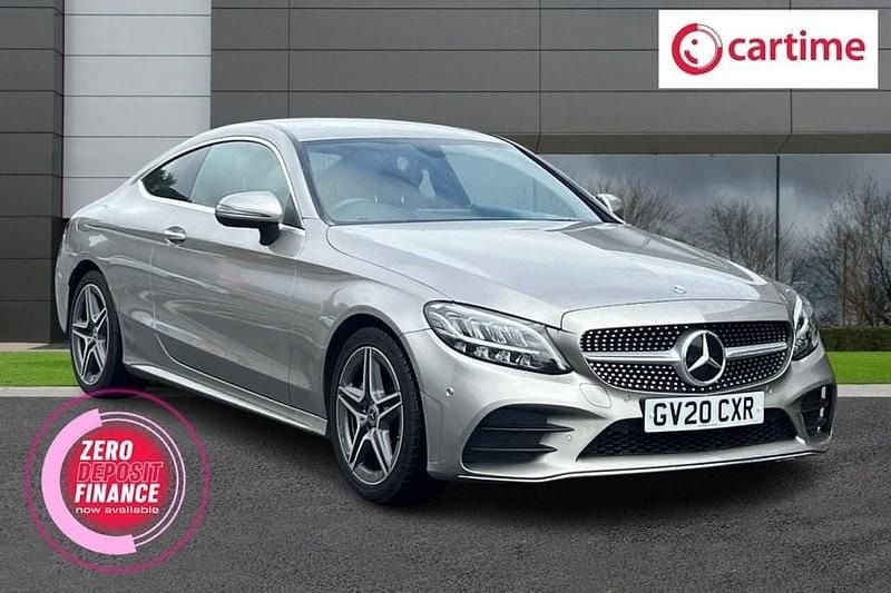 Silver Used 2020 Mercedes C200 AMG line Coupe | £18,650 (Good price) - Image 1/3