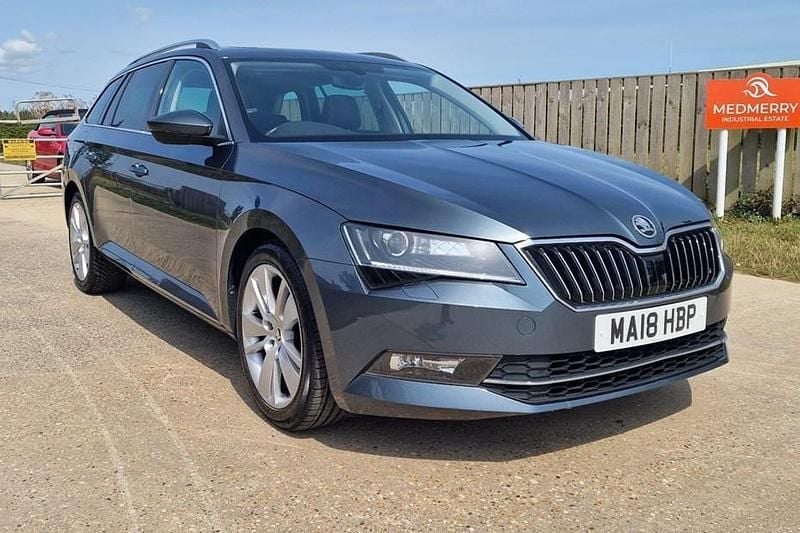 Grey Used 2018 Skoda Superb SE L Executive Estate | £11,995 (Good price) - Image 1/1