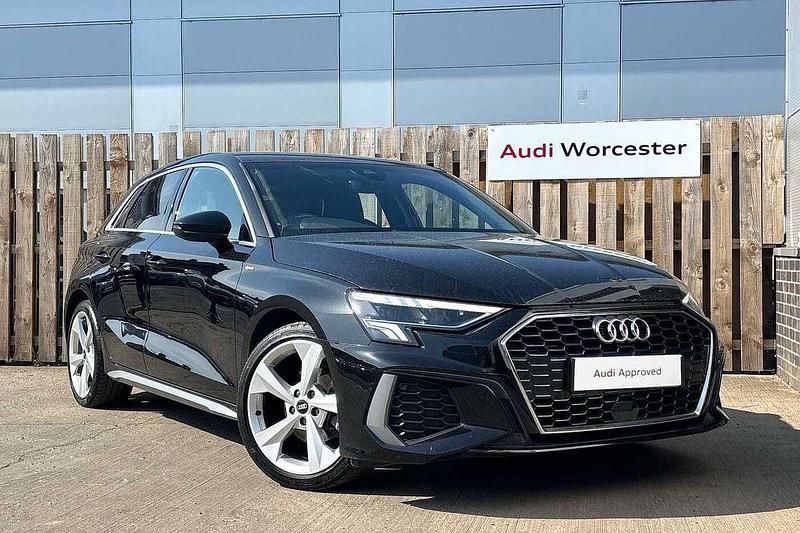 Black Used 2023 Audi A3 S-Line Hatchback | £20,280 (Fair price) - Image 1/4