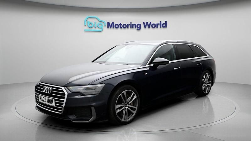 Used Audi A6 S-Line 299 HP (219 kW) 2023 Blue Estate