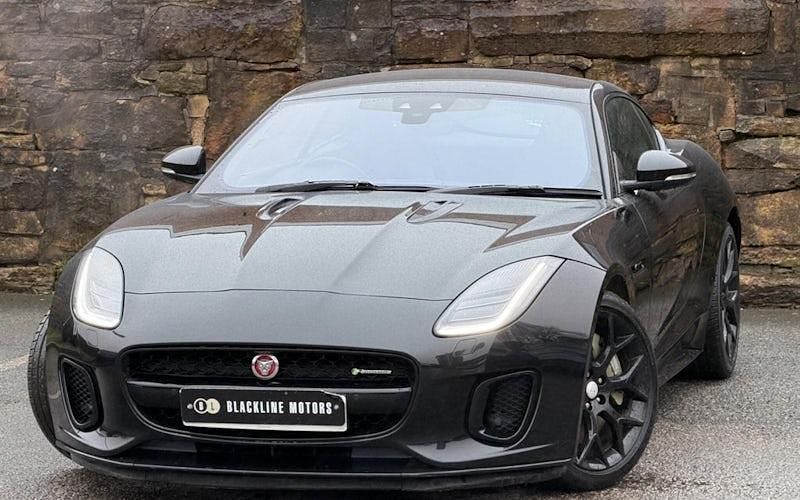 Used Jaguar F-Type R-Dynamic 300 HP (220 kW) 2018 Black Coupe