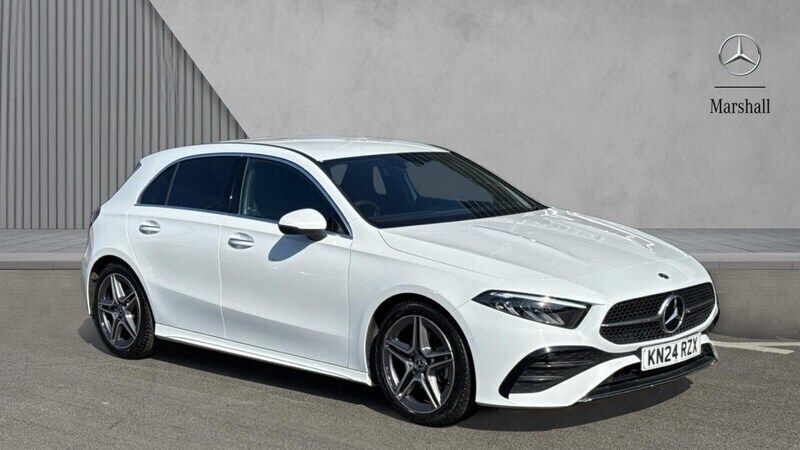 Moonstone white metallic Used 2024 Mercedes A180 Executive Hatchback | £24,882 (A bit pricey) - Image 1/4