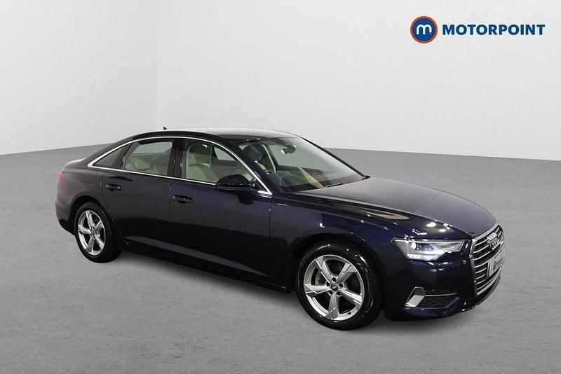 Begagnad Audi A6 Sport 245 HK (180 kW) 2020 Blå Sedan