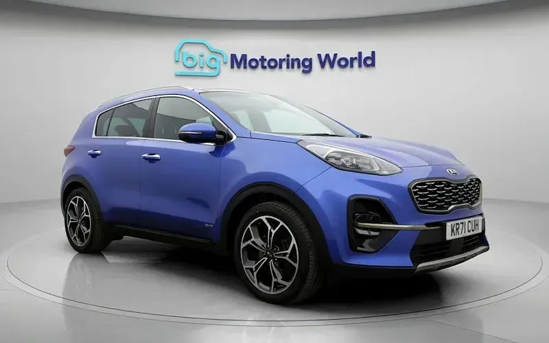 Used Kia Sportage GT-Line S 136 HP (100 kW) 2021 Blue SUV