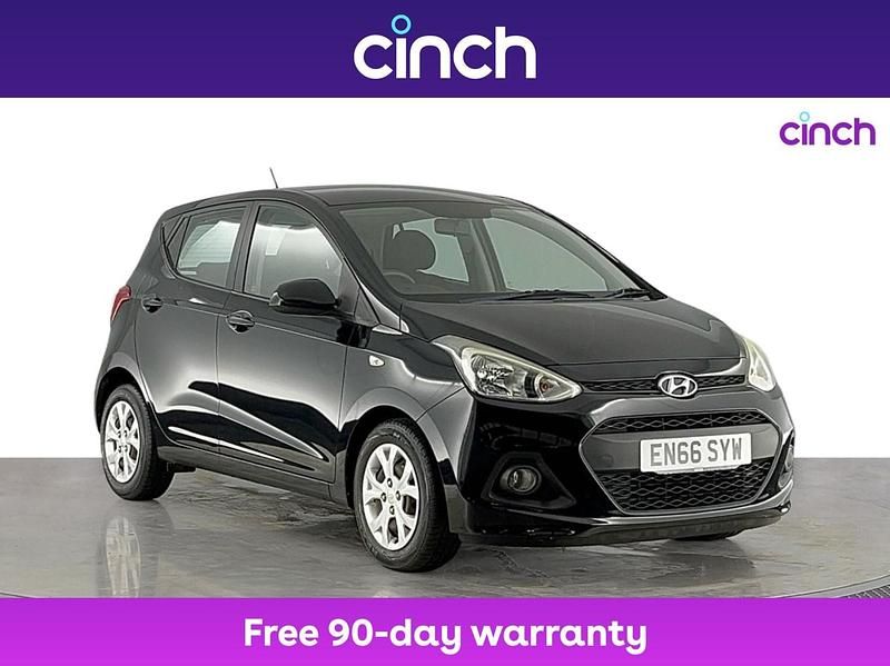 Black Used 2016 Hyundai i10 SE Hatchback | £6,999 (Fair price) - Image 1/3