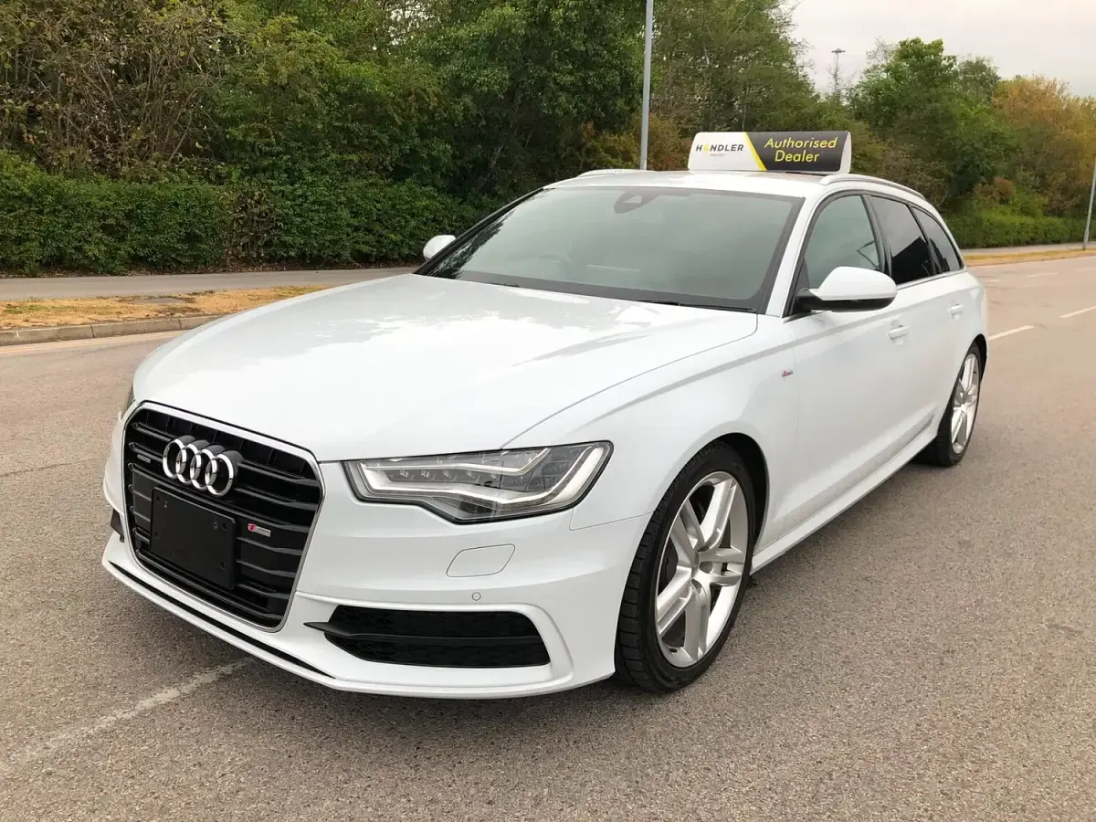 Used Audi A6 S-Line 204 HP (150 kW) 2013 White Estate