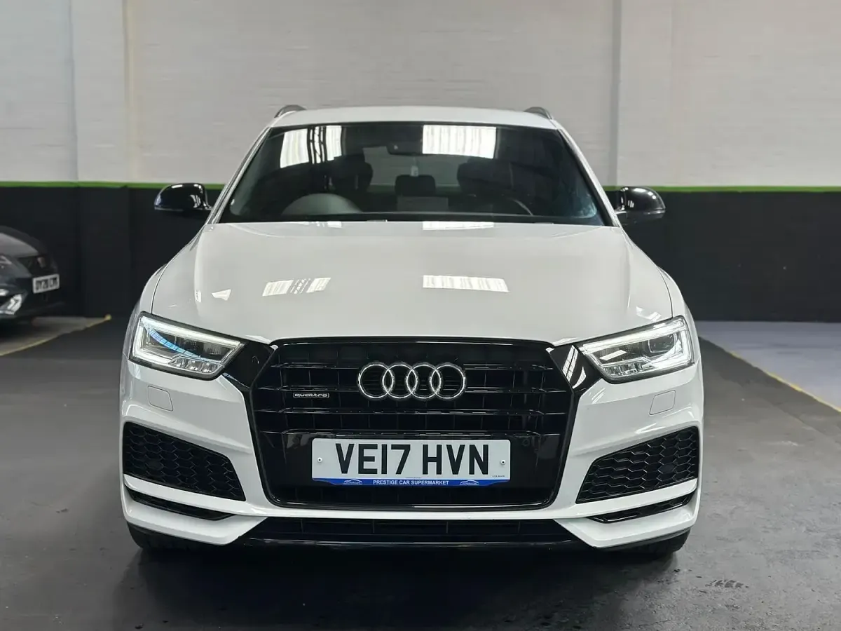 Used Audi Q3 Black Edition 184 HP (135 kW) 2017 White SUV