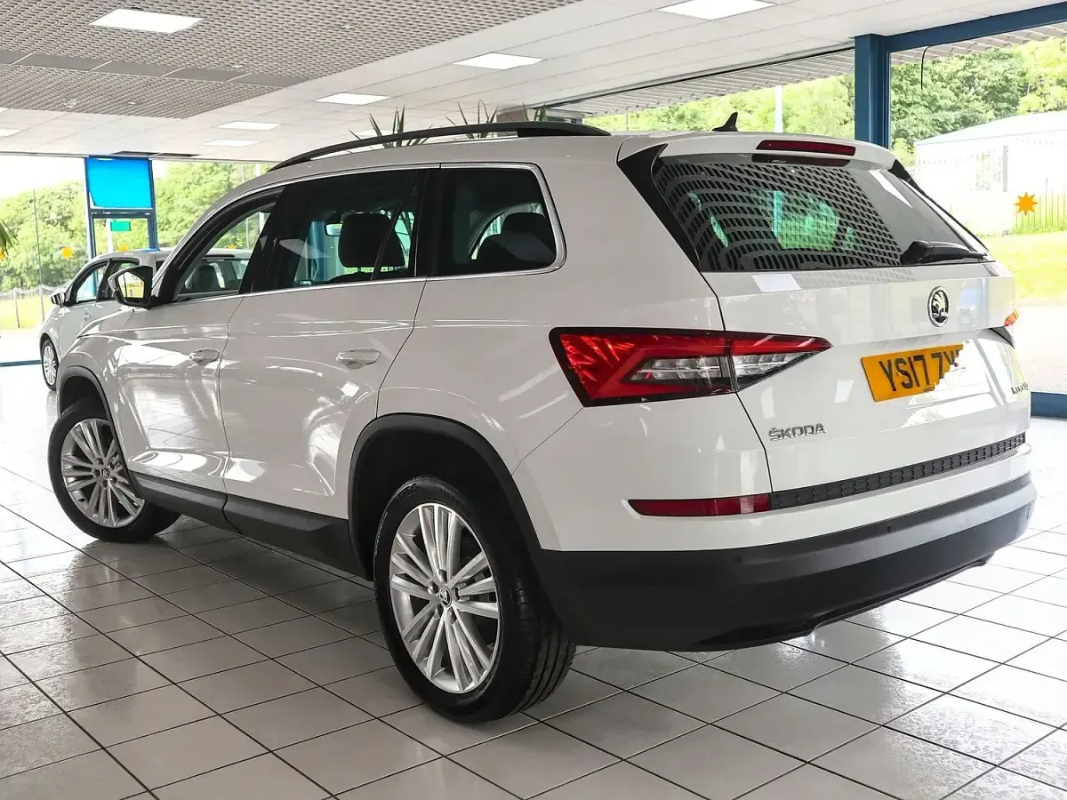 Used Skoda Kodiaq SE L 150 HP (110 kW) 2017 White SUV