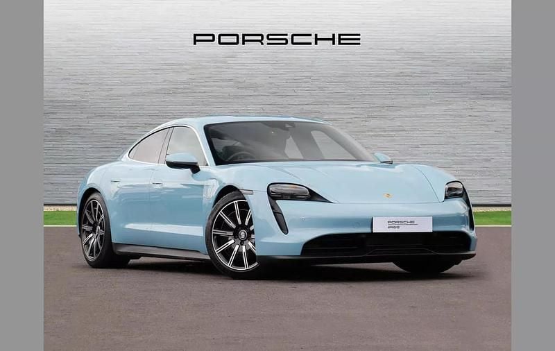 Blue Used 2022 Porsche Taycan Sedan | £53,490 (Good price) - Image 1/4
