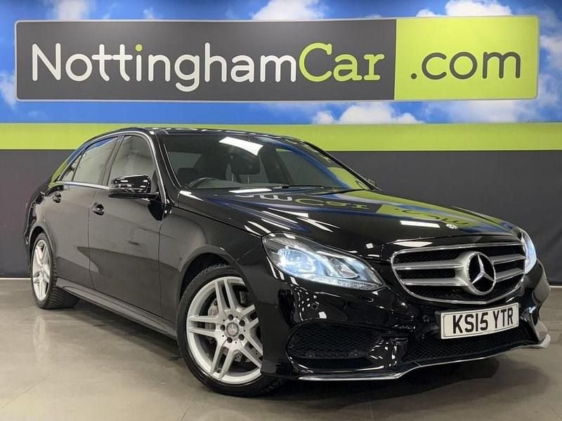 Black Used 2015 Mercedes E350 AMG Line Premium Sedan | £11,995 (Good price) - Image 1/4