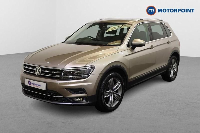 Used VW Tiguan SEL 2018 Beige SUV