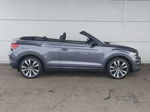 Used VW T-Roc Cabriolet R-line 150 HP (110 kW) 2021 Grey Cabriolet