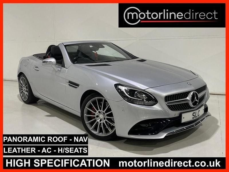 Silver Used 2016 Mercedes SLC200 AMG line Cabriolet | £14,990 (Fair price) - Image 1/4