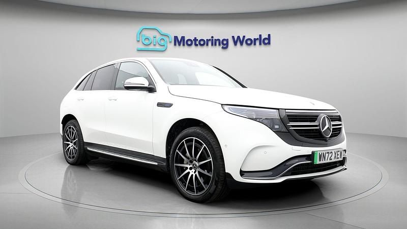 White Used 2022 Mercedes EQC400 AMG line SUV | £25,600 (Super price) - Image 1/4