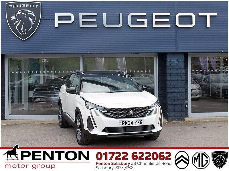White Used 2024 Peugeot 3008 Allure+ Hatchback | £22,990 (Good price) - Image 1/4