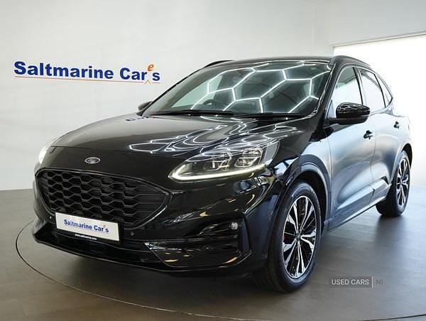 Black Used 2021 Ford Kuga ST-Line X SUV | £17,290 (Fair price) - Image 1/4