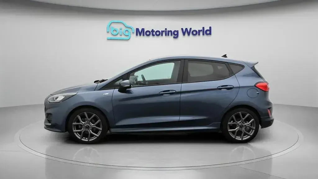 Used Ford Fiesta ST-Line 125 HP (91 kW) 2022 Blue Hatchback
