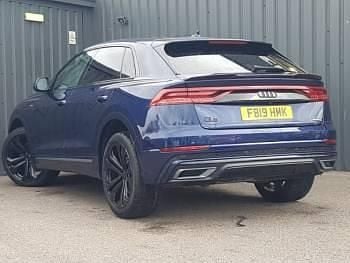 Used Audi Q8 S-Line 286 HP (210 kW) 2019 Blue SUV