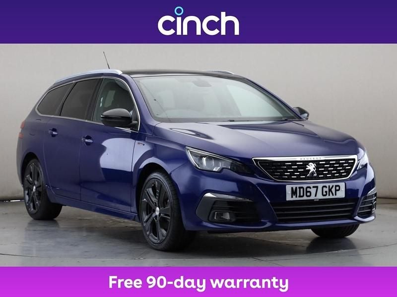 Blue Used 2018 Peugeot 308 GT-line Estate | £8,699 (Fair price) - Image 1/3