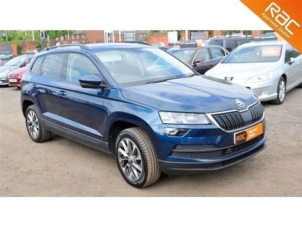 Blue Used 2021 Skoda Karoq SE Drive SUV | £11,495 (A bit pricey) - Image 1/1
