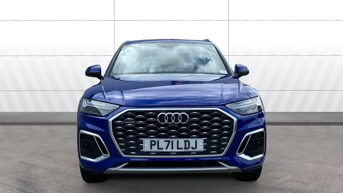 Used Audi Q5 S-Line 204 HP (150 kW) 2021 Blue SUV