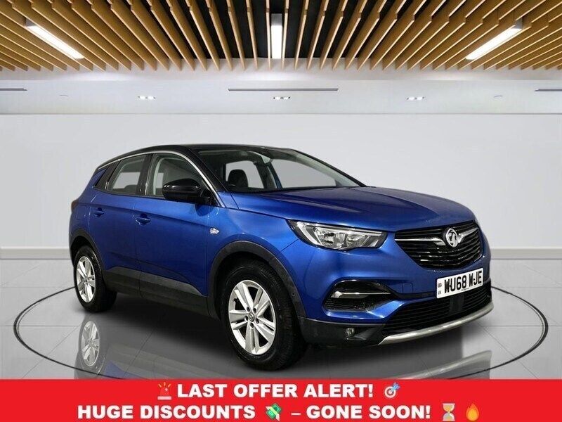 Blue Used 2019 Vauxhall Grandland X Sport SUV | £8,699 (Good price) - Image 1/3