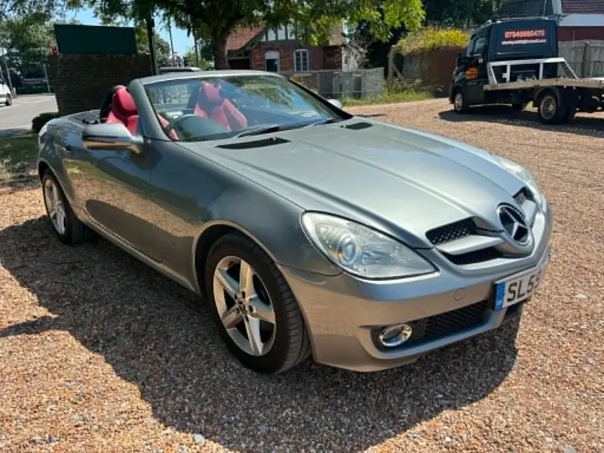 Used Mercedes SLK200 2009 Silver Cabriolet
